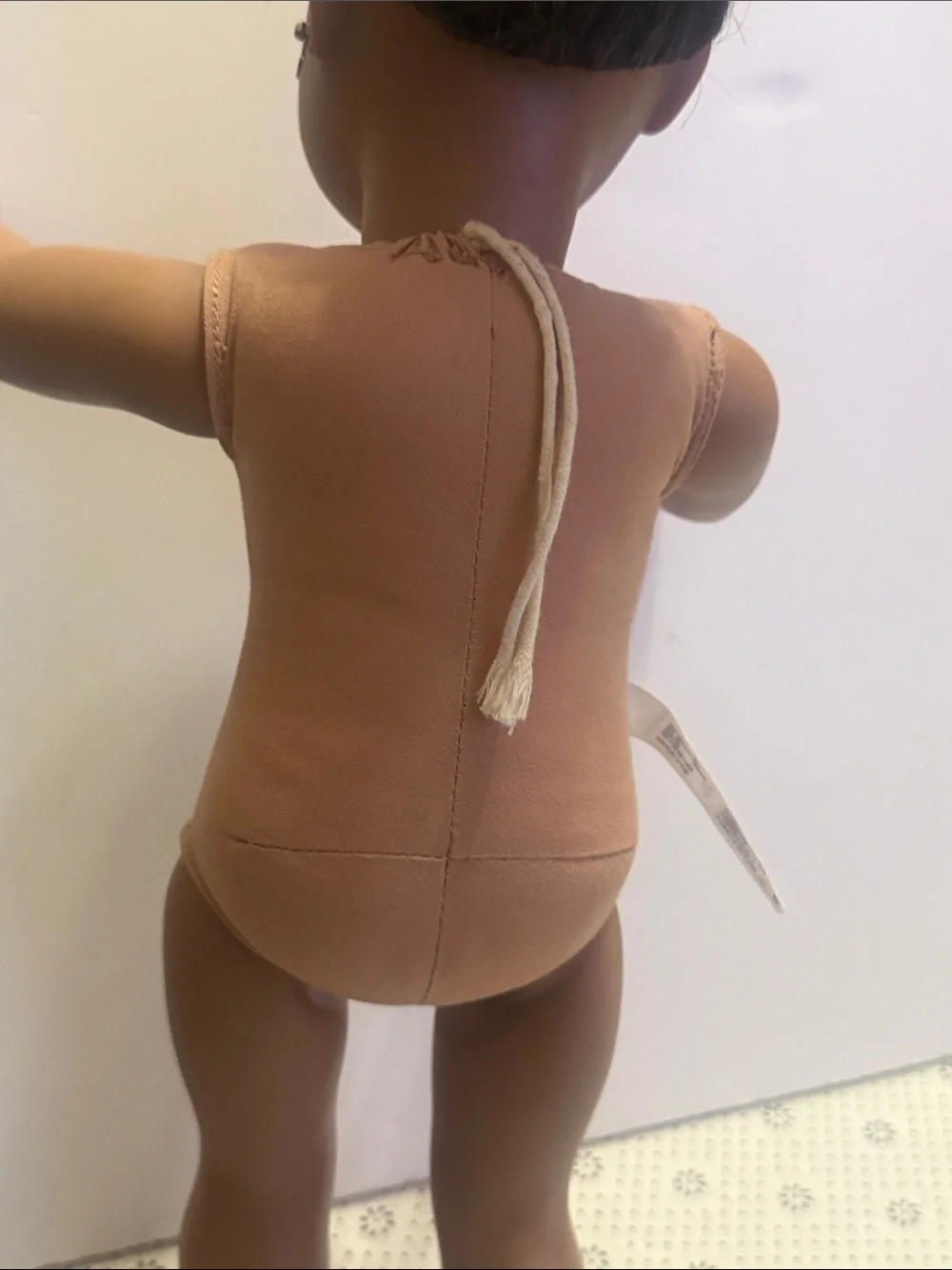 American Girl Brown-Haired Doll with Tan Bodysuit